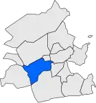 Расположение муниципалитета на карте провинции