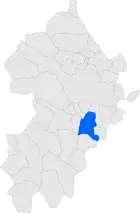 Расположение муниципалитета на карте провинции