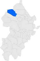 Расположение муниципалитета на карте провинции