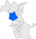 Расположение муниципалитета на карте провинции