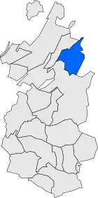 Расположение муниципалитета на карте провинции