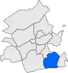 Расположение муниципалитета на карте провинции