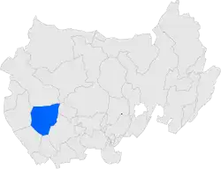 Расположение муниципалитета на карте провинции