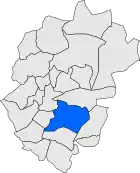 Расположение муниципалитета на карте провинции