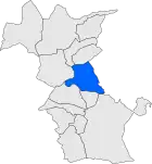 Расположение муниципалитета на карте провинции