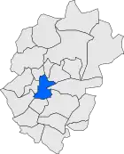Расположение муниципалитета на карте провинции