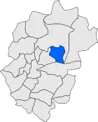Расположение муниципалитета на карте провинции