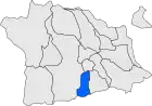 Расположение муниципалитета на карте провинции