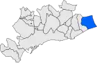 Расположение муниципалитета на карте провинции