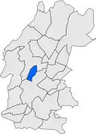 Расположение муниципалитета на карте провинции