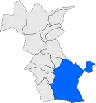 Расположение муниципалитета на карте провинции