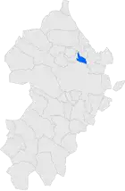 Расположение муниципалитета на карте провинции
