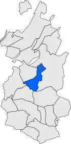 Расположение муниципалитета на карте провинции