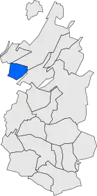 Расположение муниципалитета на карте провинции