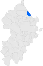Расположение муниципалитета на карте провинции