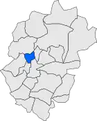 Расположение муниципалитета на карте провинции