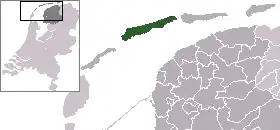 Терсхеллинг на карте