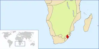 Республика Наталь до захвата Британией и присоединения к Зулуленду