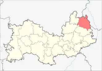 Ардатовский район на карте