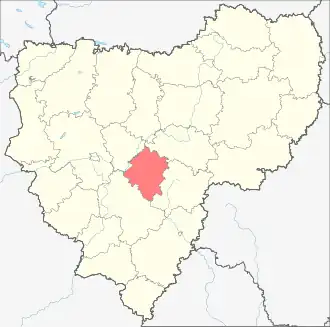 Глинковский район на карте