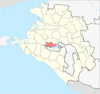 город Краснодар на карте