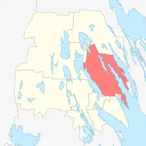 Кедрозерское сельское поселение на карте