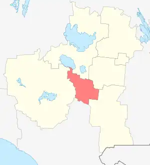 Крошнозерское сельское поселение на карте