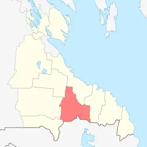 Ладвинское сельское поселение на карте