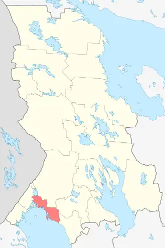 Питкярантский районПиткярантский муниципальный округ на карте