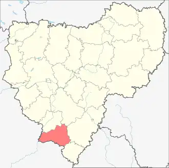 Шумячский район на карте