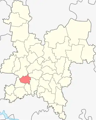 Арбажский районАрбажский муниципальный округ на карте