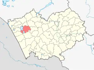 Благовещенский район на карте