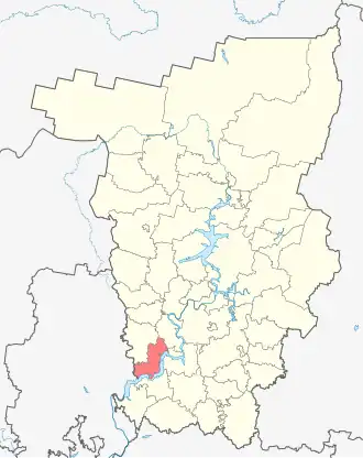 Частинский районЧастинский муниципальный округ на карте