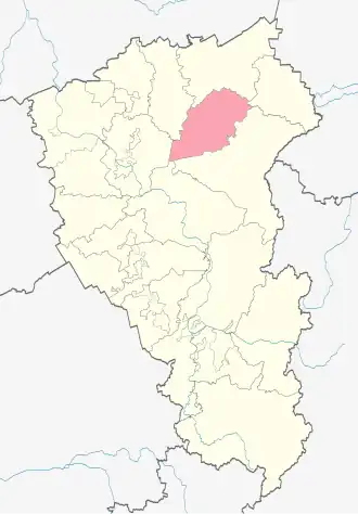 Чебулинский районЧебулинский муниципальный округ на карте