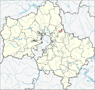 город Черноголовкагородской округ Черноголовка на карте