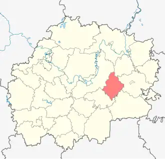 Чучковский район на карте