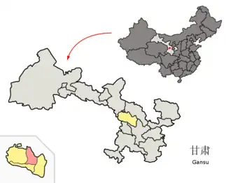 Гаолань на карте