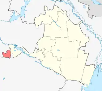 Городовиковский район на карте