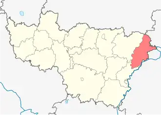 Гороховецкий район на карте