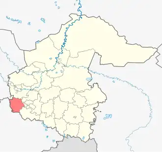 Исетский район на карте