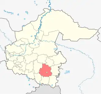 Ишимский район на карте