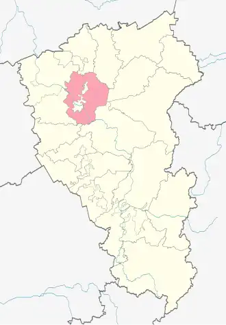 Кемеровский район  Кемеровский муниципальный округ на карте