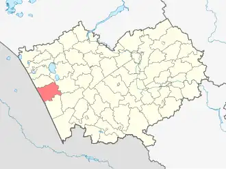 Ключевский район на карте