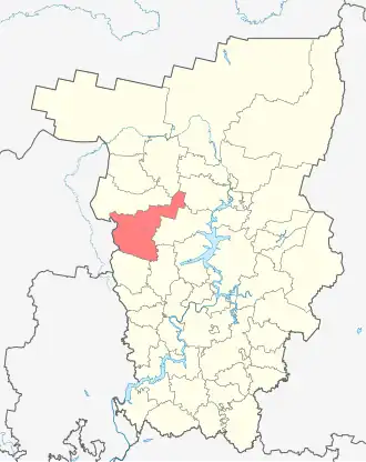 Кудымкарский муниципальный округ на карте