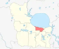 Куностьское сельское поселение на карте