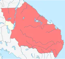 Сельское поселение Ловозеро на карте