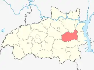 Лухский район на карте