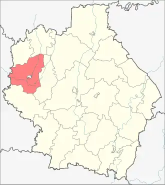 Мичуринский район на карте