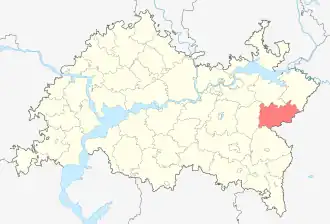 Муслюмовский район на карте