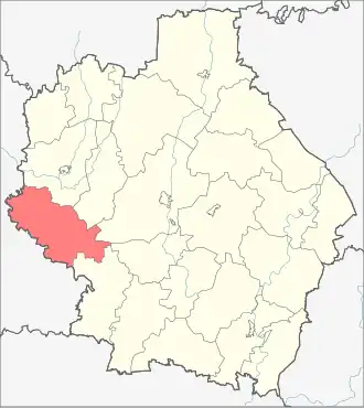 Петровский район на карте